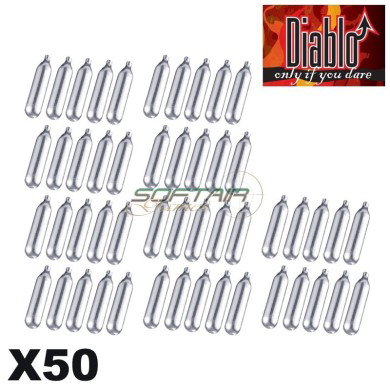 Set of 50x capsules CO2 12g Diablo (co2diablo-c50)