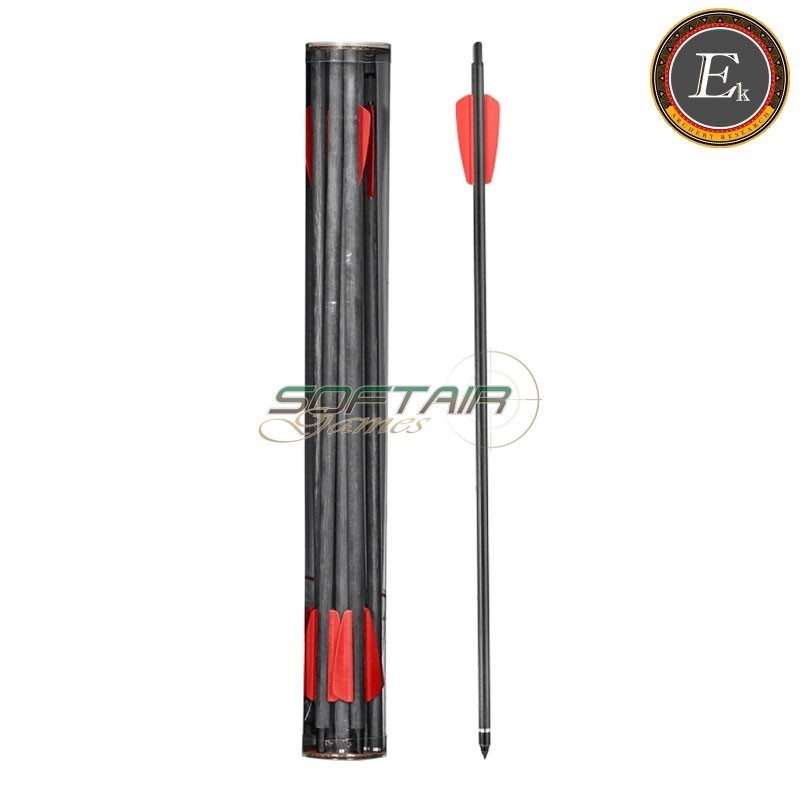 10 pcs set 15 inches carbon crossbow bolts for r9/rx cobra system Ek Archery (d-112a)