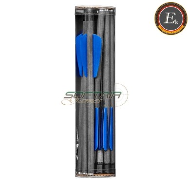 10 pcs set 7.5" carbon crossbow bolts for cobra system adder Ek Archery (d-119a)