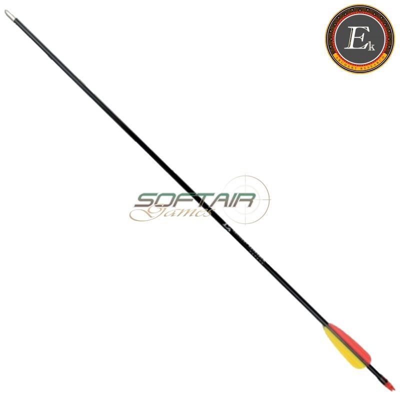 Fiberglass arrow 28 inches black Ek Archery (vd055)