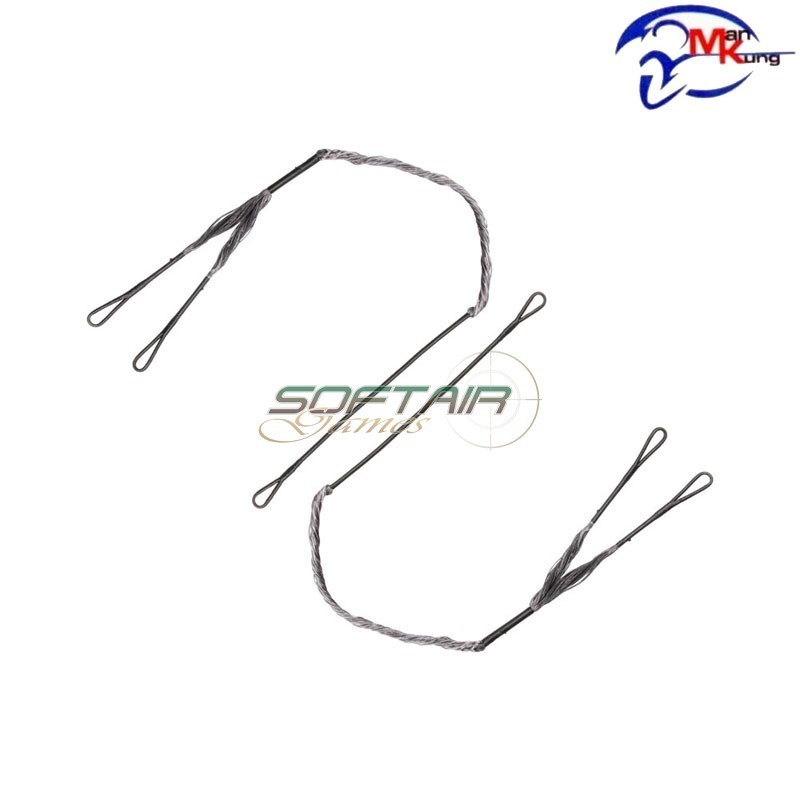 Set cavi di ricambio per balestre serie mk-xb62 Man Kung (mk-xb62cbl)