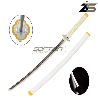 Katana Ornamentale con illuminazione led Zenitsu versione bamboo (zs653gdwd-ls)