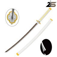 Katana Ornamentale con illuminazione led Zenitsu versione bamboo (zs653gdwd-ls)