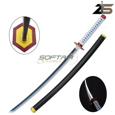 Katana ornamentale con illuminazione led versione bamboo ZSwords Giyu (zs654gdwd-ls)