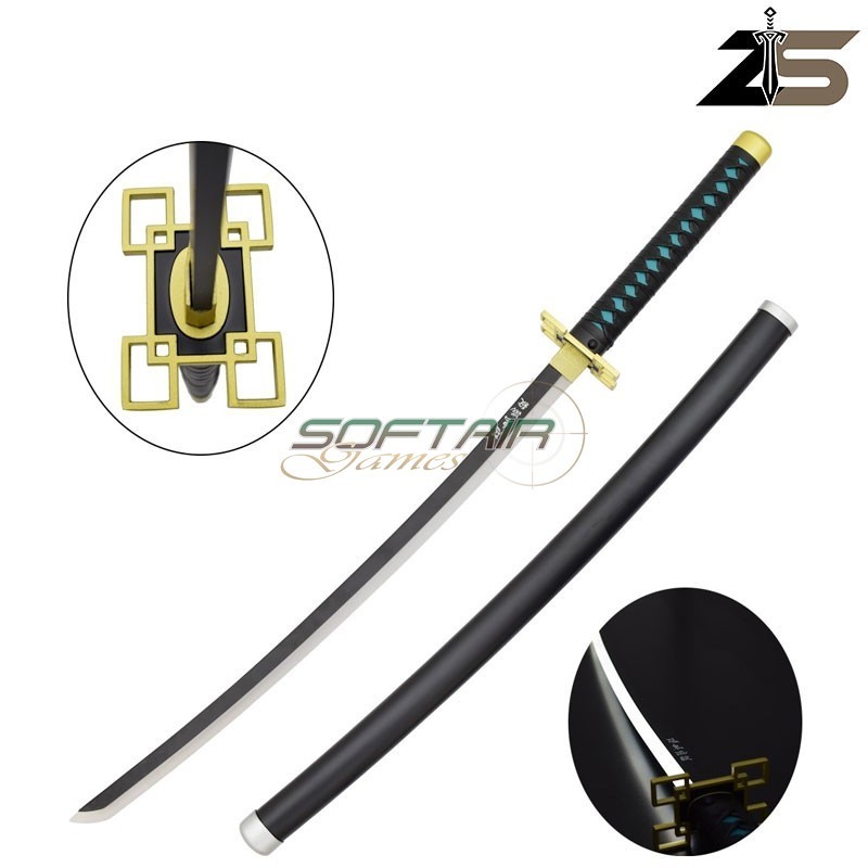 Ornamental Katana with led lighting Bamboo Version (zs655gdwd-ls)