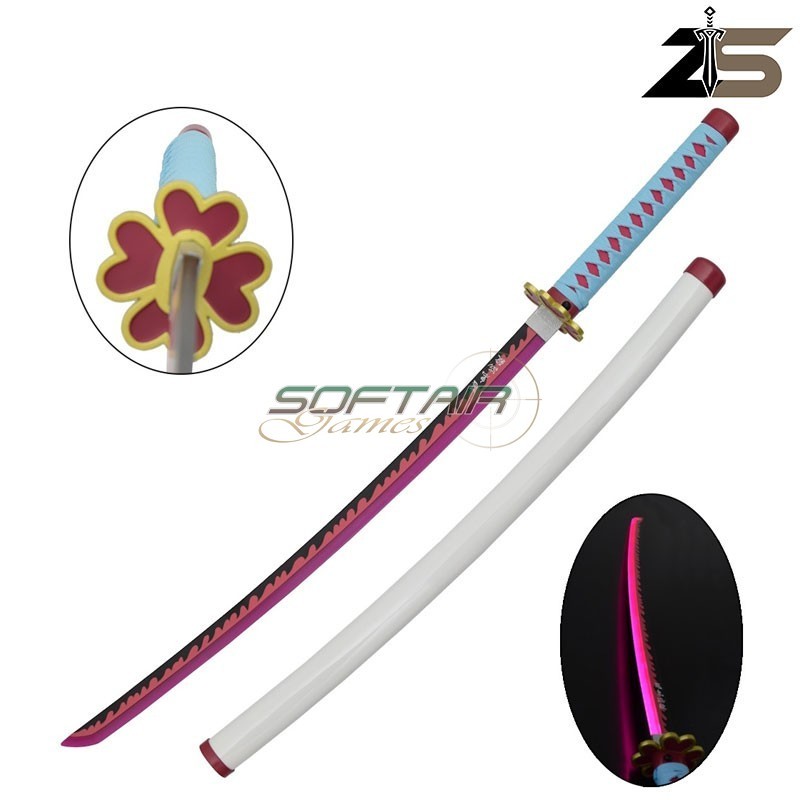 ORNAMENTAL KATANA with LED Illumination Bamboo Version ZSWORDS (ZS662GDWD-LS)