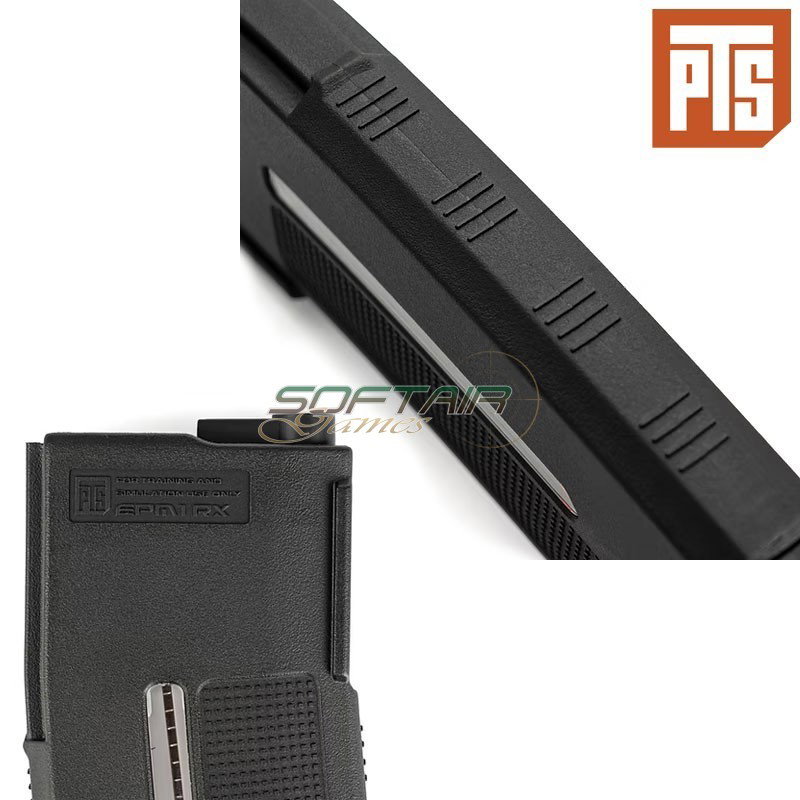 Caricatore monofilare EPM1-RX 250BB per M4 AEG Black PTS® (PT167450307)