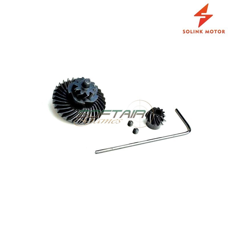 Set Ingranaggio Conico Elicoidale + Pinione per DSG - 13:1 - 18:1 Solink (SM-SL-001-NEW-B)
