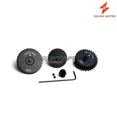 Set Ingranaggi SR25 18:1 Elicoidali + Pinione Solink (SM-SR25-19-181-H-N)