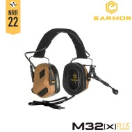 M32X PLUS Cuffie Noise-cancelling COYOTE BROWN Earmor (M32-X-PLUS-CB)