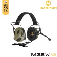 M32X PLUS Cuffie Noise-cancelling FOLIAGE GREEN Earmor (M32-X-PLUS-FG)