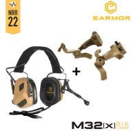 M32X PLUS Cuffie Noise-cancelling TAN Earmor (M32-X-PLUS-TAN)