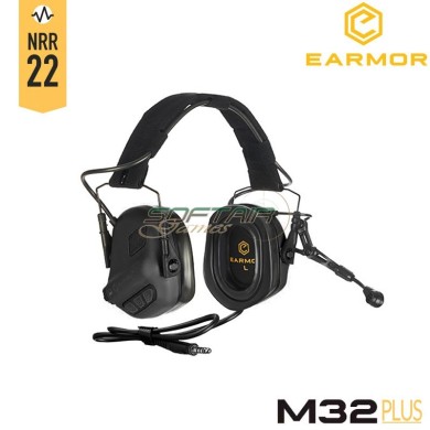 M32 PLUS Cuffie Noise-cancelling BLACK Earmor (M32-PLUS-BK)
