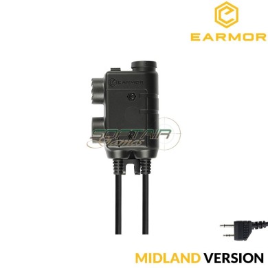 Tactical PPT Dual-Comm M56 per MIDLAND Earmor (ea-m56-mid-u174)