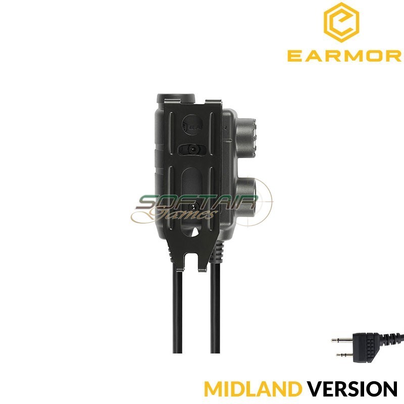 Tactical PPT Dual-Comm M56 per MIDLAND Earmor (ea-m56-mid-u174)