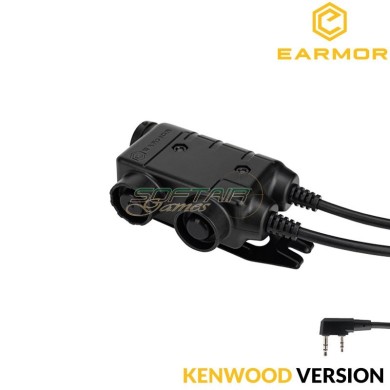 Tactical PPT Dual-Comm M56 per KENWOOD Earmor (ea-m56-ken-u174)