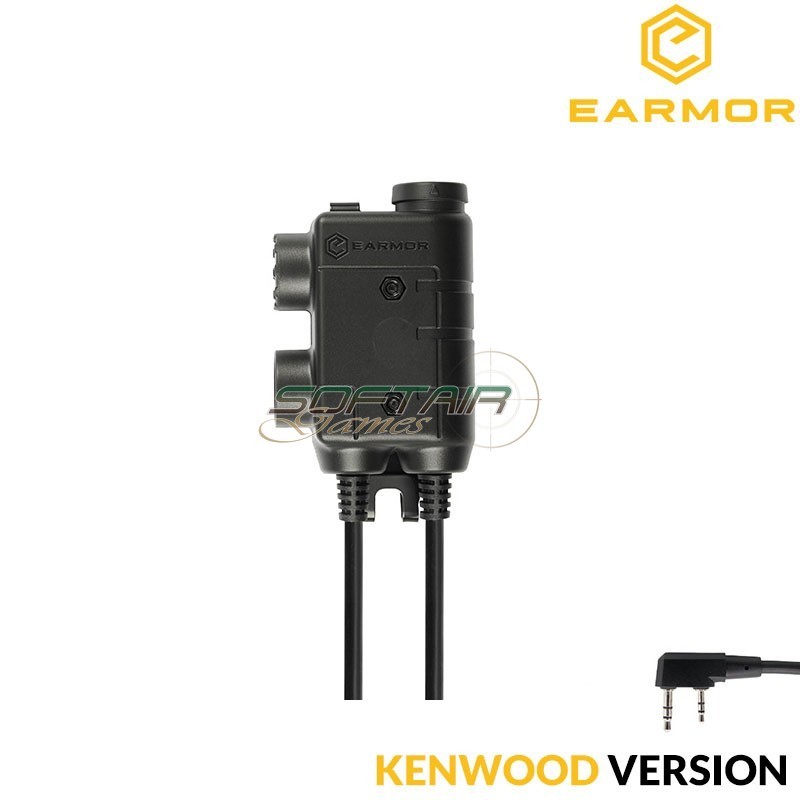 Tactical Dual-Comm PPT M56 for KENWOOD Earmor (ea-m56-ken-u174)