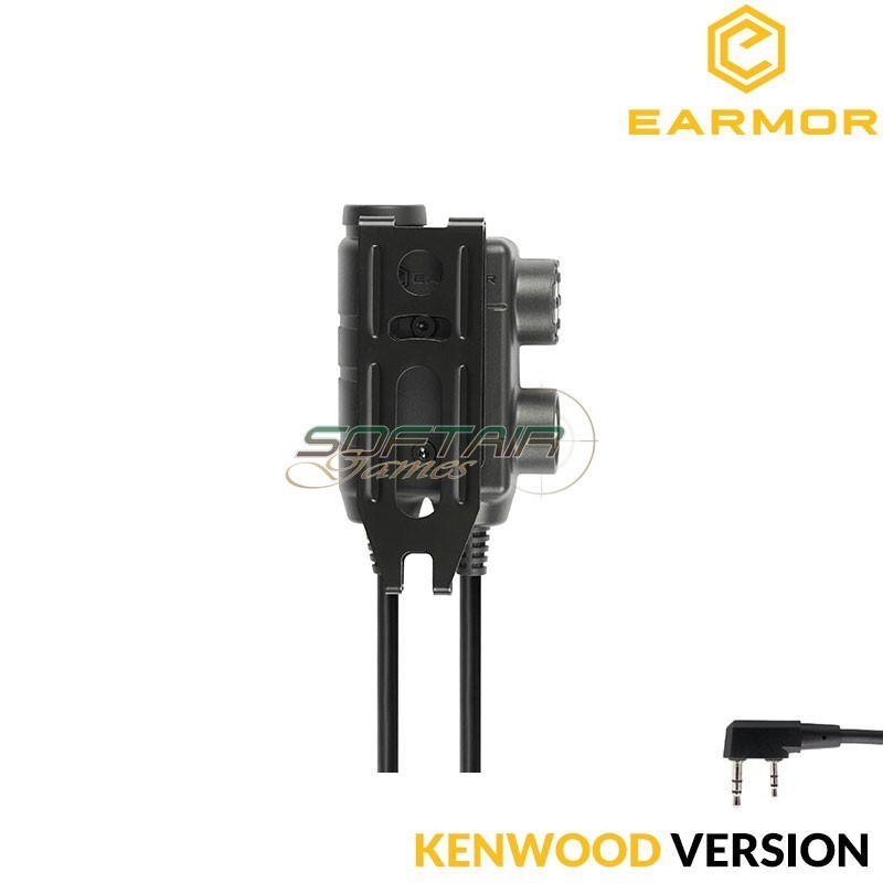 Tactical Dual-Comm PPT M56 for KENWOOD Earmor (ea-m56-ken-u174)