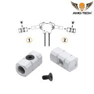 The Airsoft grip of charging handle SILVER Amo-tech® (amt-m4-59c-sv)