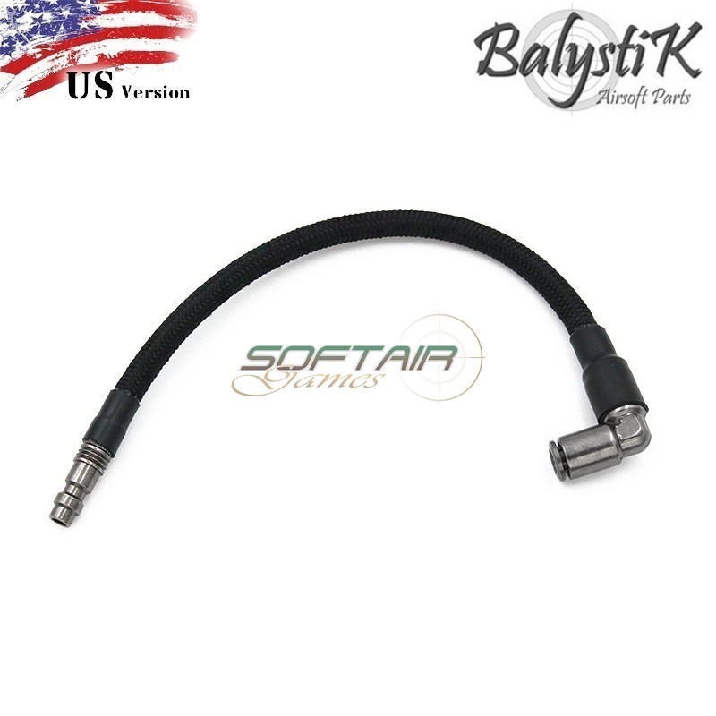 Linea intrecciata NERA 250mm Connettore US per HPA Balystik (BA-HPA-GSLBK-US)