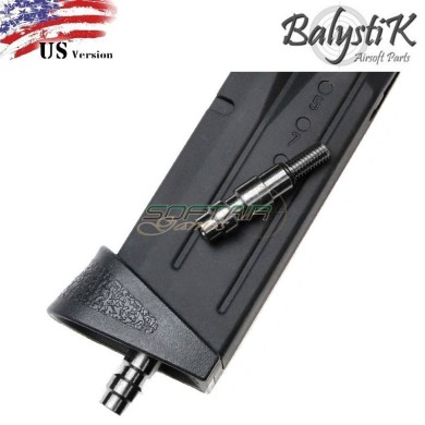 Connettore maschio HPA versione US per caricatori KJ / WE / VFC GBB Balystik (BA-HPA-GBBNIPK-US)