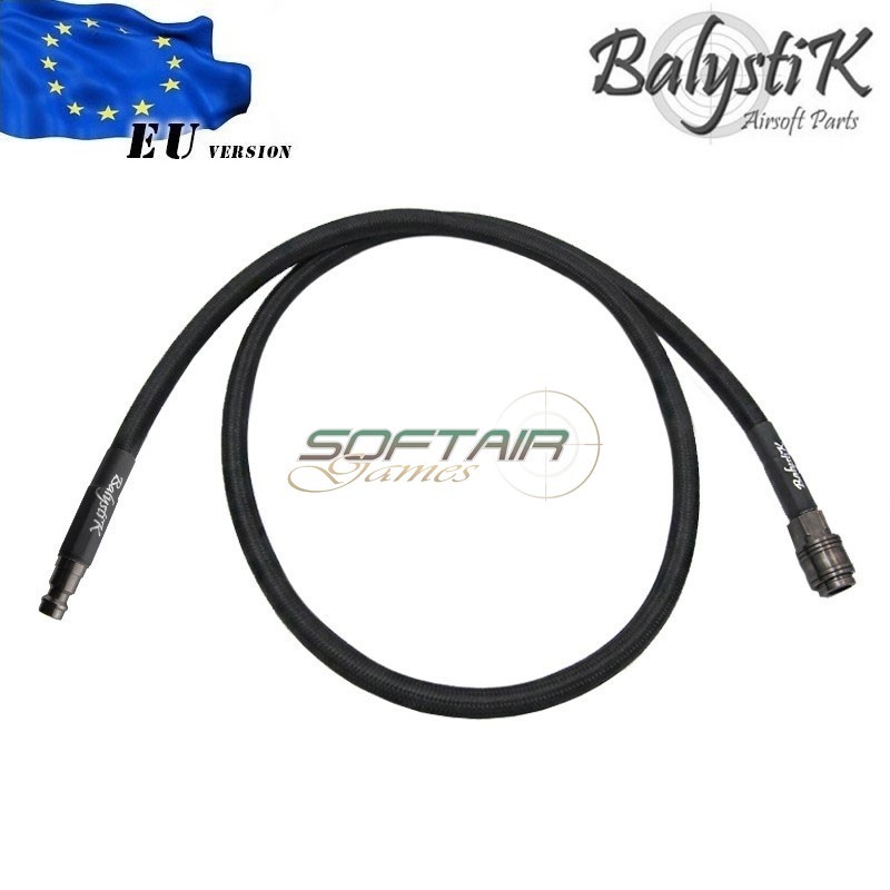 PREMIUM Braided line BLACK 100cm EU Connector for HPA Balystik (BA-HPA-BLPBK-EU)