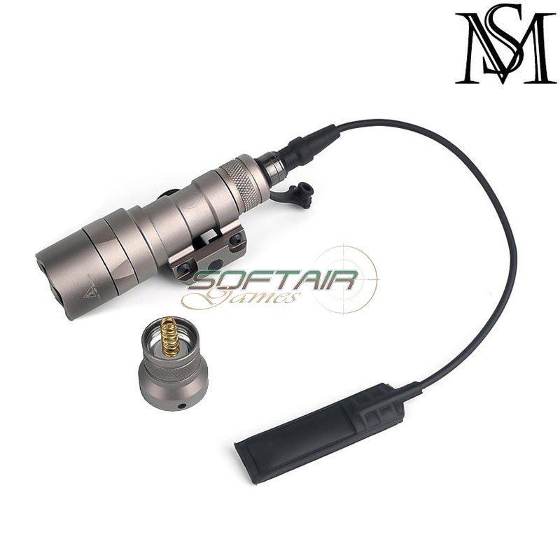 Flashlight M300C SF Mini scout two control DARK EARTH Mil-Sim (MS-358-DE)