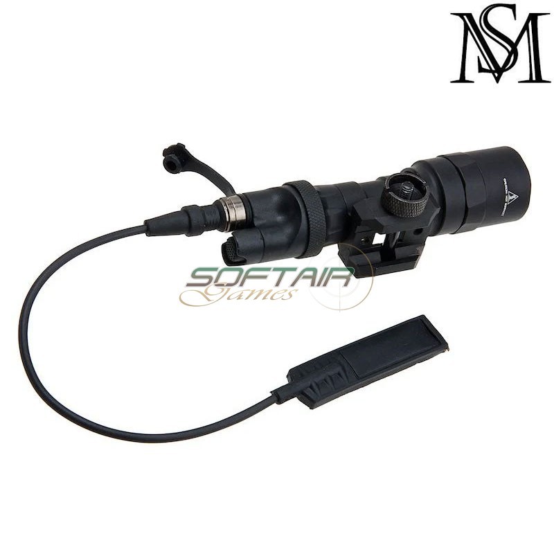 Torcia M300C SF Mini scout Doppia funzione NERA Mil-Sim (MS-4028-BK)