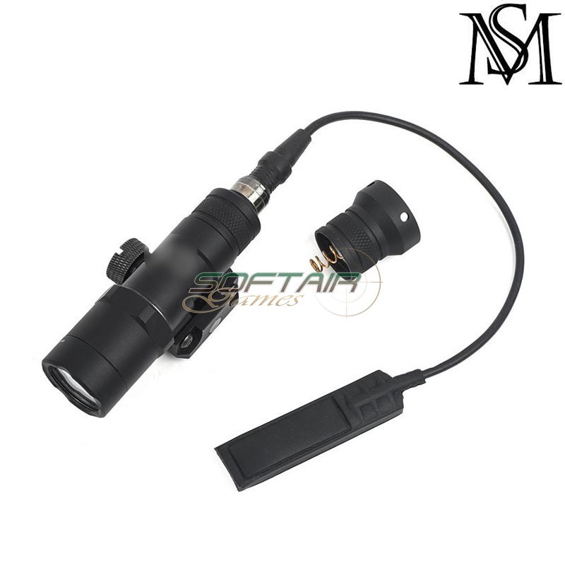 Flashlight M300B SF Mini scout two control BLACK Mil-Sim (MS-4023-BK)