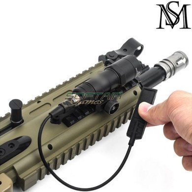 Flashlight M300B SF Mini scout two control BLACK Mil-Sim (MS-4023-BK)
