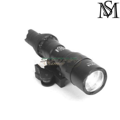Flashlight M322 SF C/ADM mount BLACK Mil-Sim (MS-442-BK)
