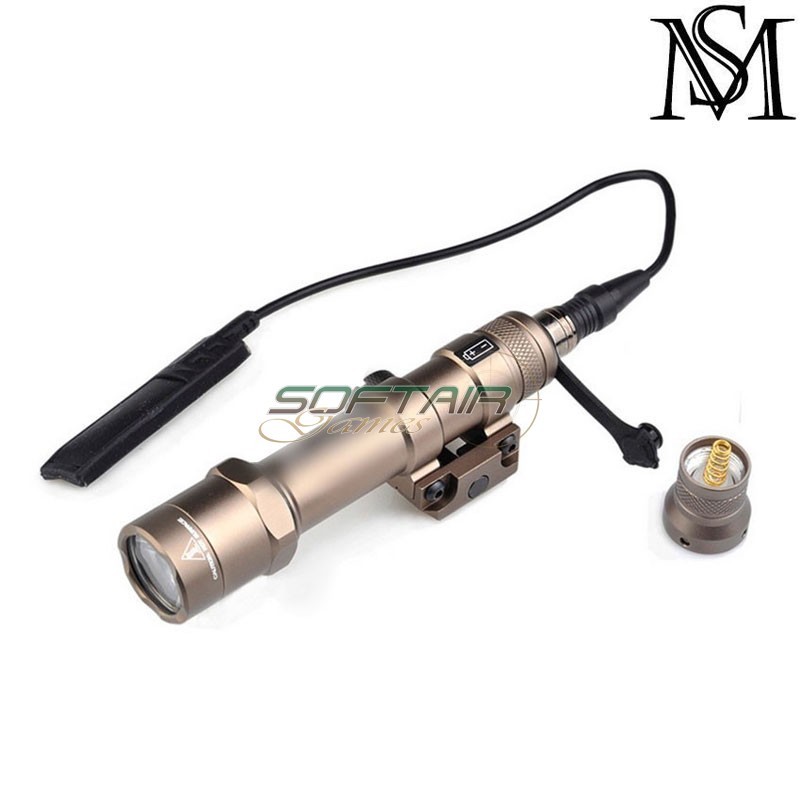 Torcia M600B SF Mini scout two control kit DARK EARTH Mil-Sim (MS-410-DE)