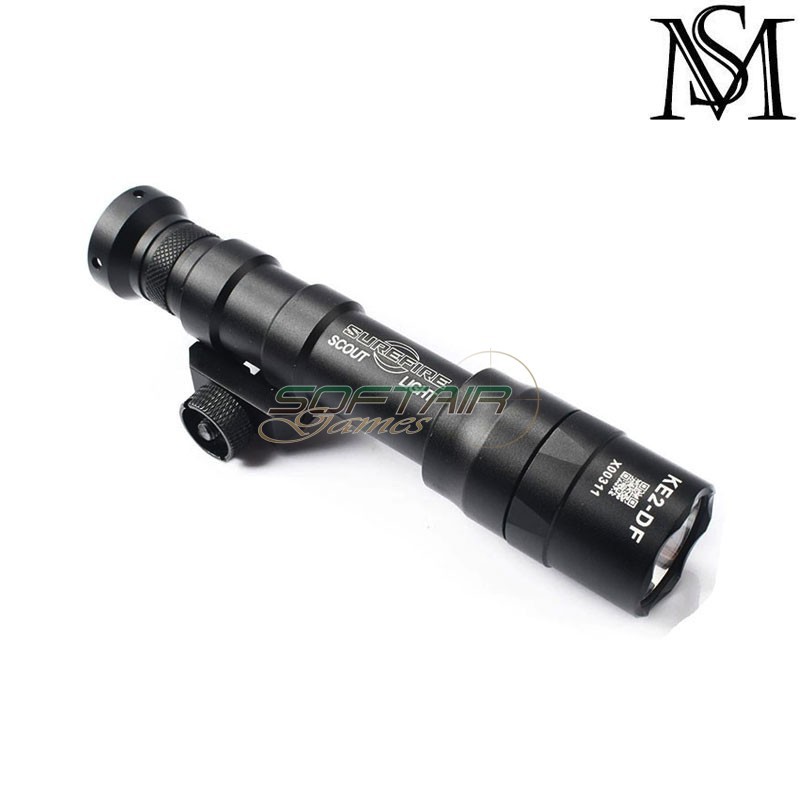 Flashlight M600DF SF Scout two control kit BLACK Mil-Sim (MS-4001-BK)