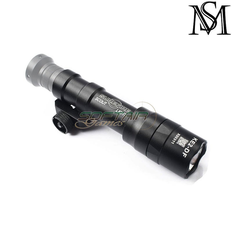 Flashlight M600DF SF Scout BLACK Mil-Sim (MS-4046-BK)