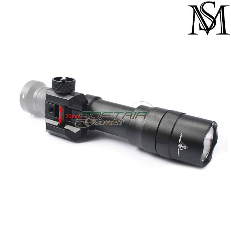 Flashlight M600DF SF Scout BLACK Mil-Sim (MS-4046-BK)
