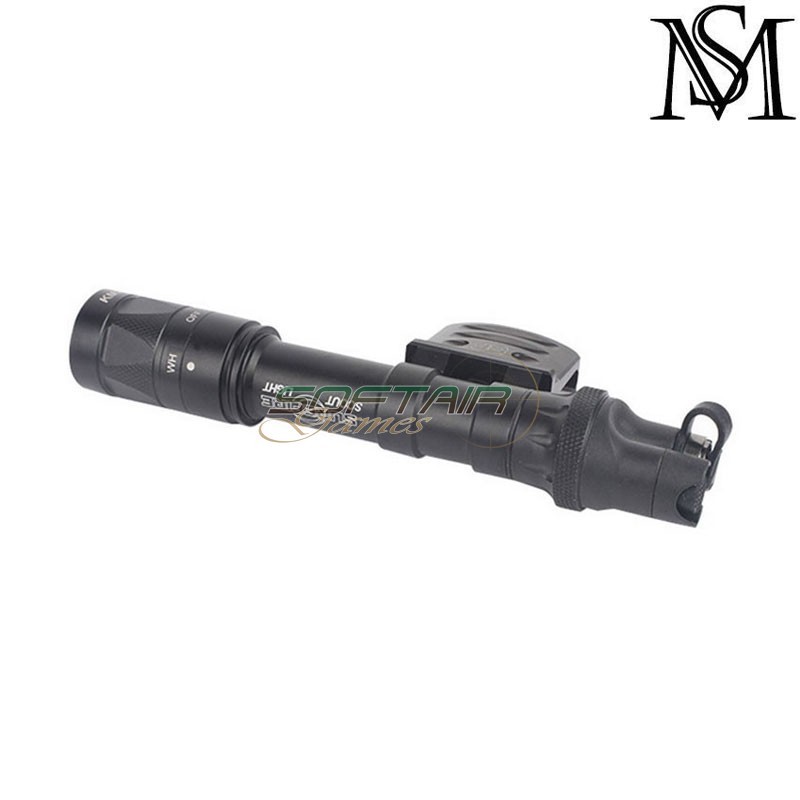 Torcia M612V SF C/RM45 Offset mount BLACK Mil-Sim (MS-445-BK)