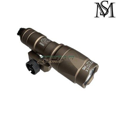 Flashlight M300A SF Mini scout double remote DARK EARTH Mil-Sim (MS-4006-DE)