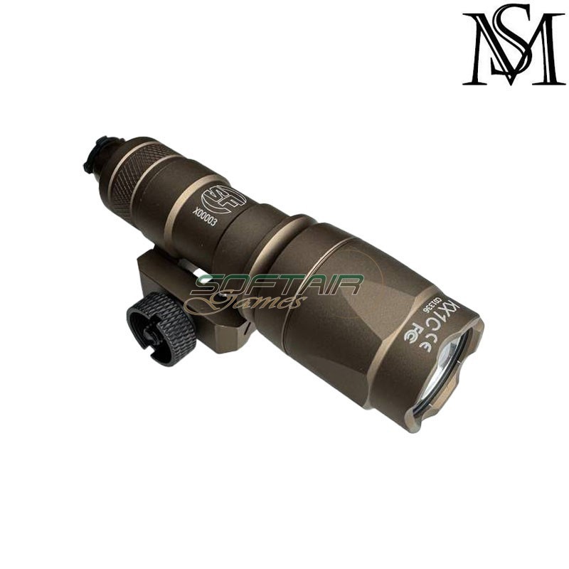 Flashlight M300A SF Mini scout double remote DARK EARTH Mil-Sim (MS-4006-DE)