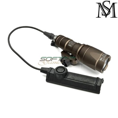 Flashlight M300A SF Mini scout double remote DARK EARTH Mil-Sim (MS-4006-DE)