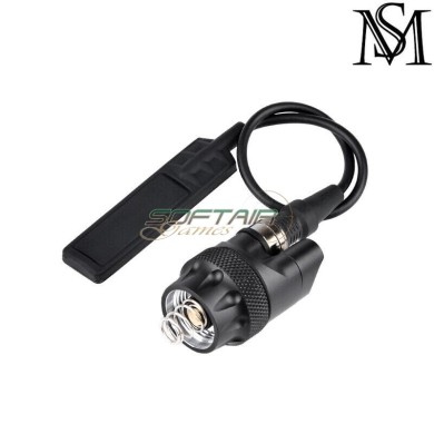 Flashlight M300A SF Mini SL07 Scout Dual Switch BLACK Mil-Sim (MS-4014-BK)