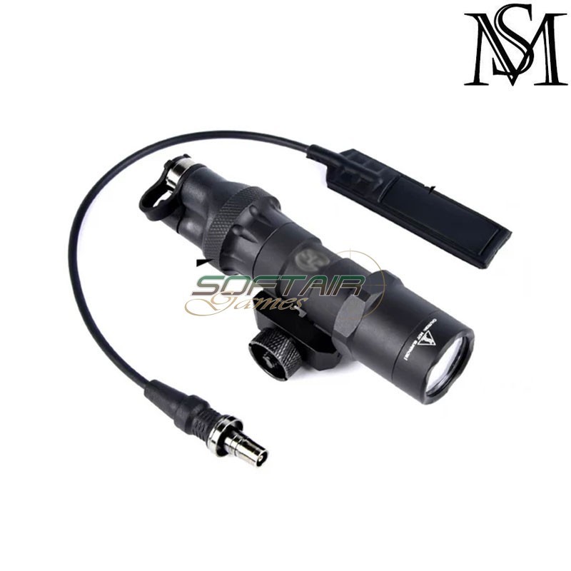 Torcia M300B SF Mini scout SL07 Scout Dual Switch NERA Mil-Sim (MS-4036-BK)