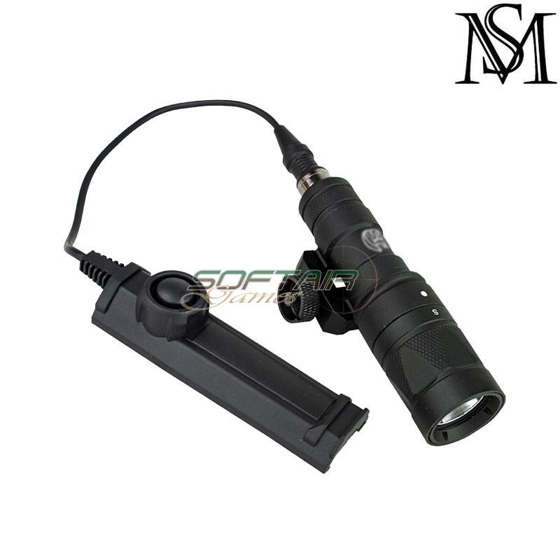 Flashlight M300W SF Mini scout double remote BLACK Mil-Sim (MS-4010-BK)
