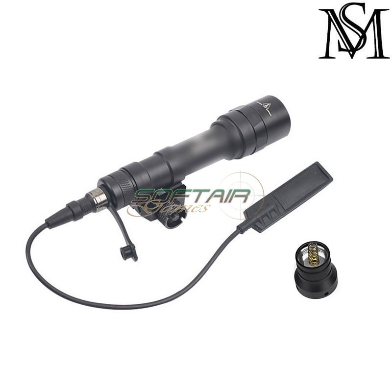 Flashlight M600U SF Mini scout two control kit BLACK Mil-Sim (MS-356-BK)