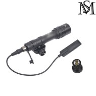 Flashlight M600U SF Mini scout two control kit BLACK Mil-Sim (MS-356-BK)