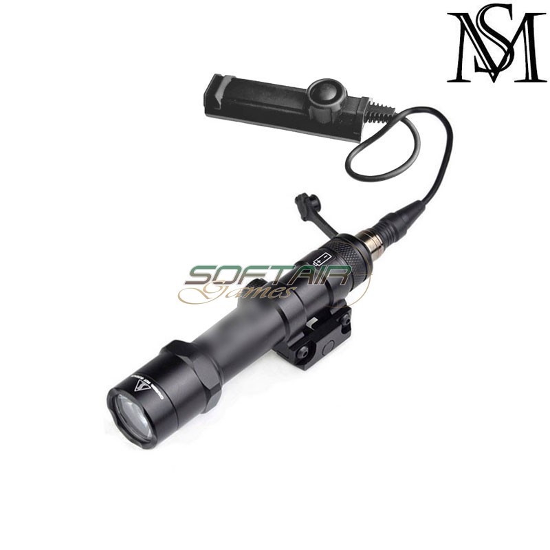 Flashlight M600B SF Mini scout double remote BLACK Mil-Sim (MS-4022-BK)