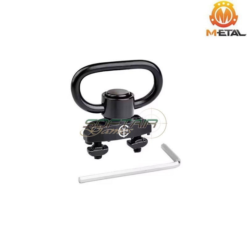 QD Sling ring Rotation Limited LC Metal® (ME04022-BK)