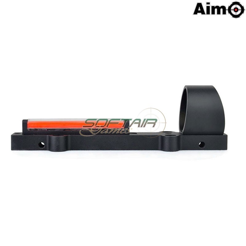 1X28 Collimeter Sight Optic Fiber per fucile a pompa Aim-O (ao3042-bk)