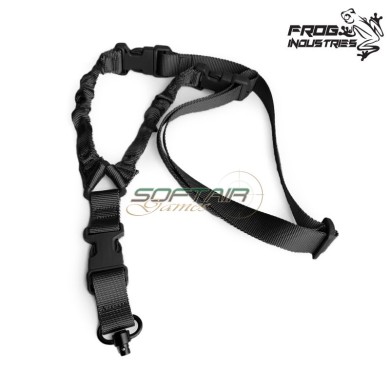 One-point sling Multi-function BLACK with QD hook Frog Industries® (fi-7006-bk)