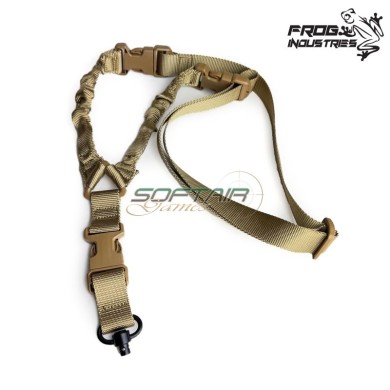 Cinghia un punto Multi funzione DARK EARTH con gancio QD Frog Industries® (fi-7006-de)