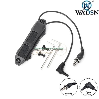 2 Channel Tactical Augmented Pressure Switch with SF / Crane Plug WADSN (WD07067-BK)